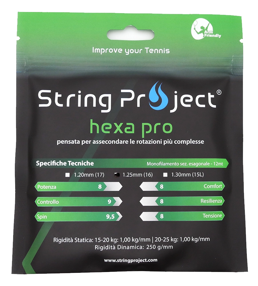 Bobina individual de 12 m String Project Hexa Pro