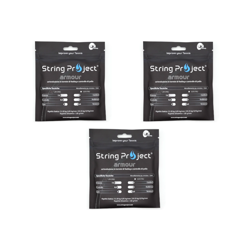 String Project Armour – Pack de 3 Sets de 12 m