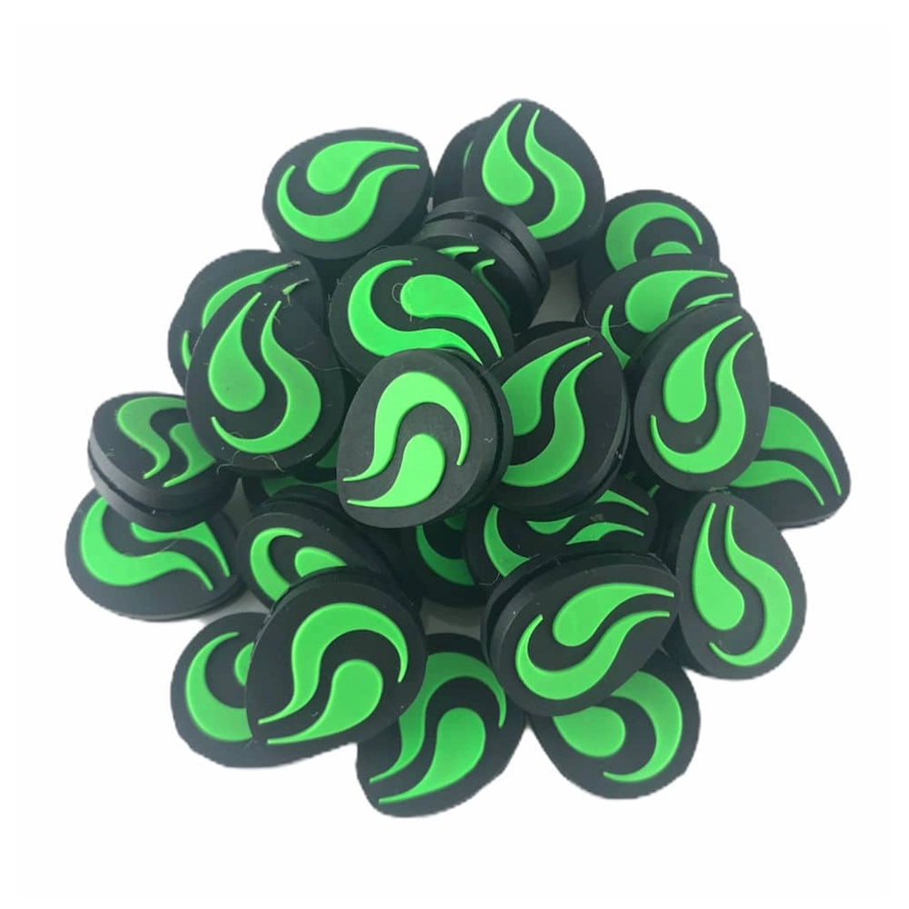 String Project Damper Pro – Negro con llama verde