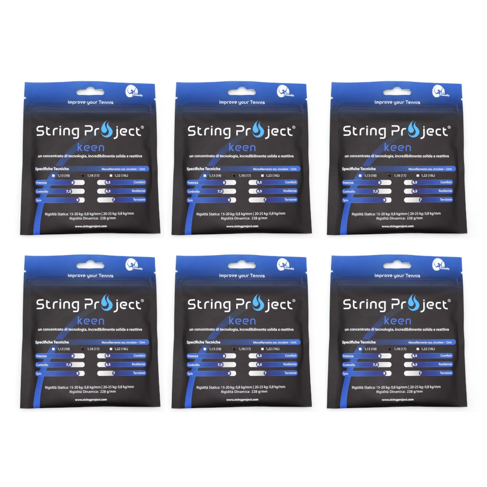 String Project Keen – Pack da 6 matassine da 12 m