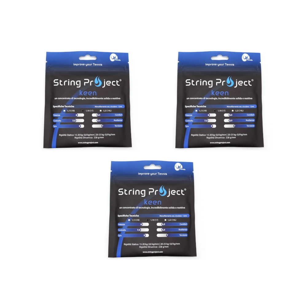 String Project Keen – Pack de 3 Sets de 12 m